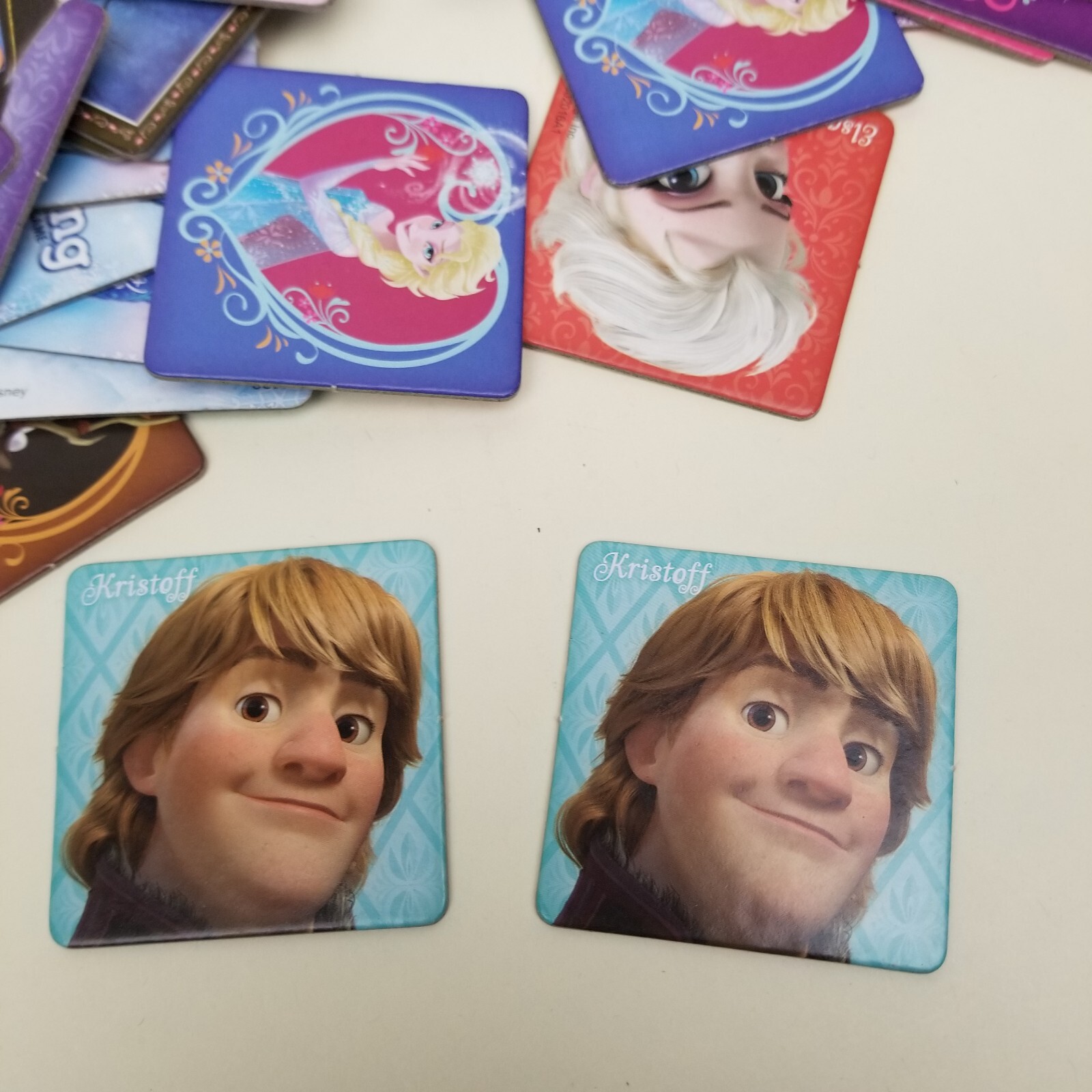 Disney Frozen Matching Game-36 Picture Tiles-Anna, Elsa, Kristoff, Olaf 2014