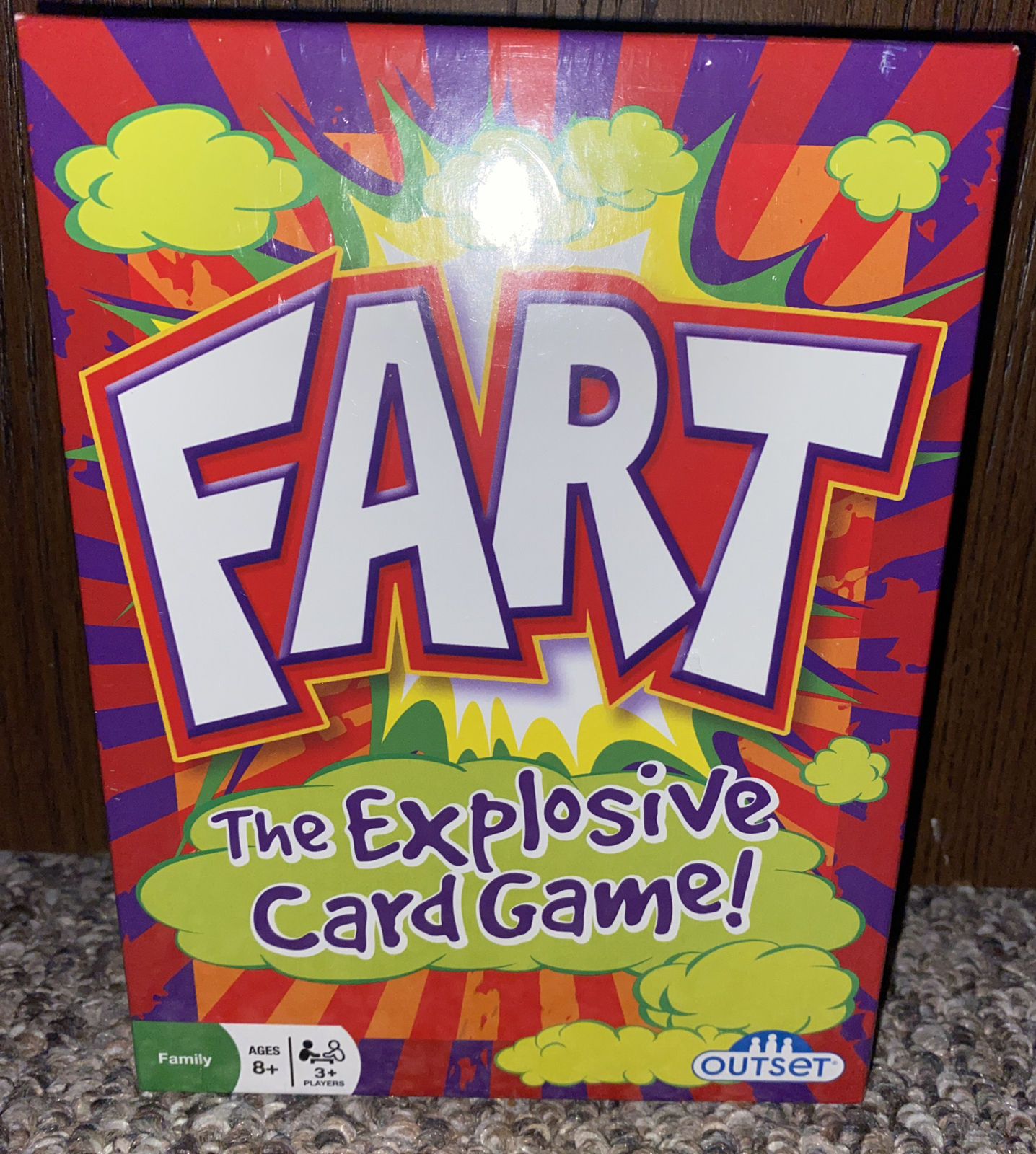 NEW Fart: the Explosive Card Game! (Outset, 2020)- 3+ players, 8 years and up