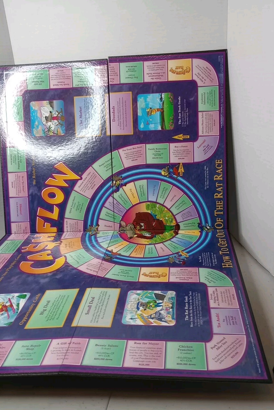 Cashflow Investing 101 Board Game Rich Dad Poor Dad Robert Kiyosaki Financial