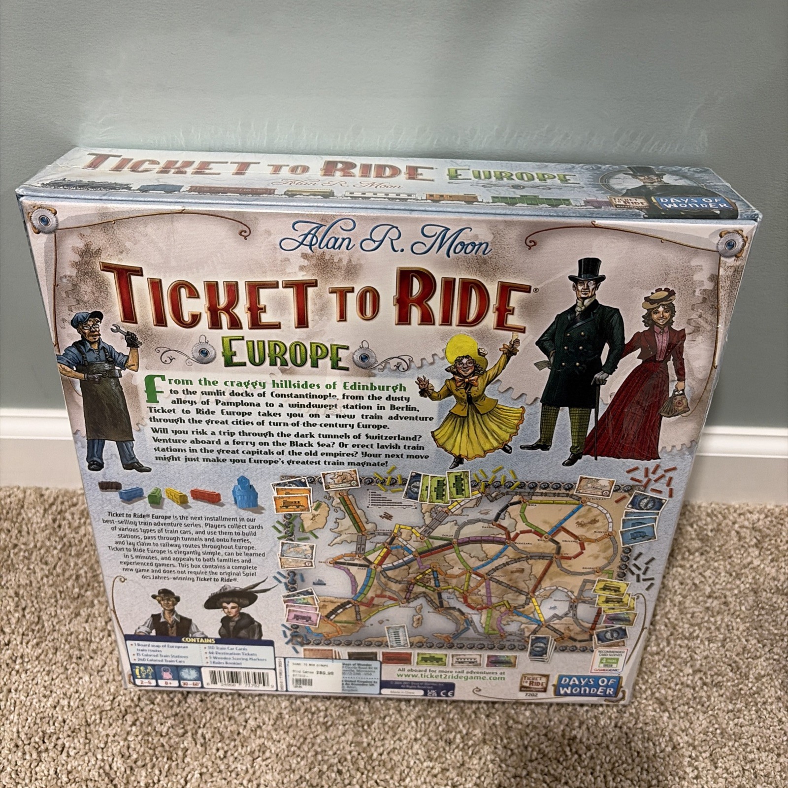 Ticket to Ride Europe Board Game SEALED