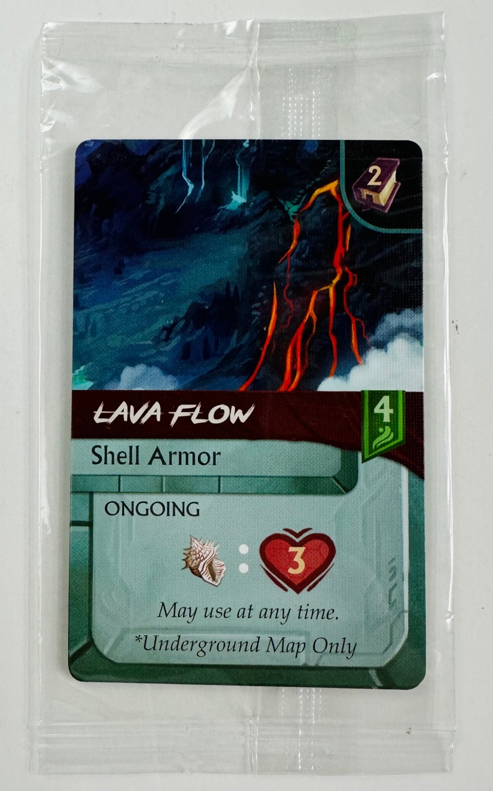 Lava Flow Promo Card for NEAR AND FAR Board Game from Red Raven Games NEW