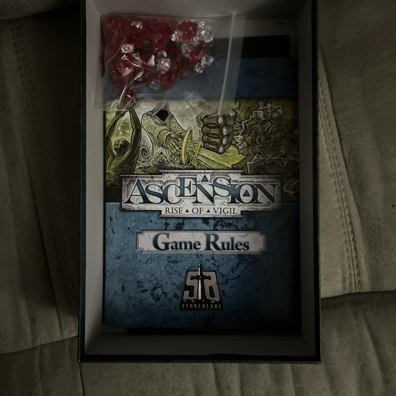 Stone Blade Ascension Rise of Vigil Game Deck Building Expansion Stand Alone