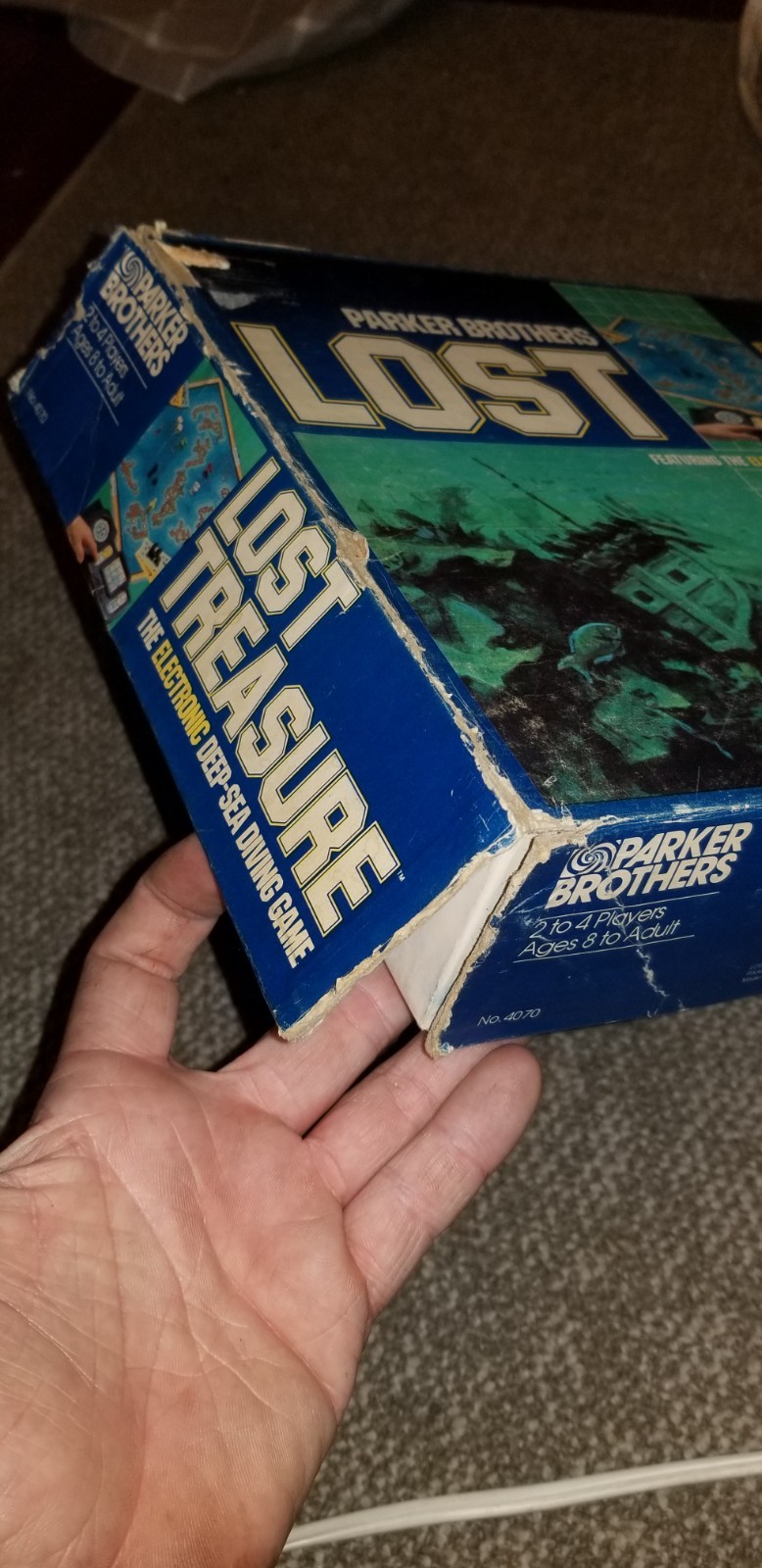 Lost Treasure Deep Sea Diving Game 100% Complete Vintage 1982 Parker Brothers