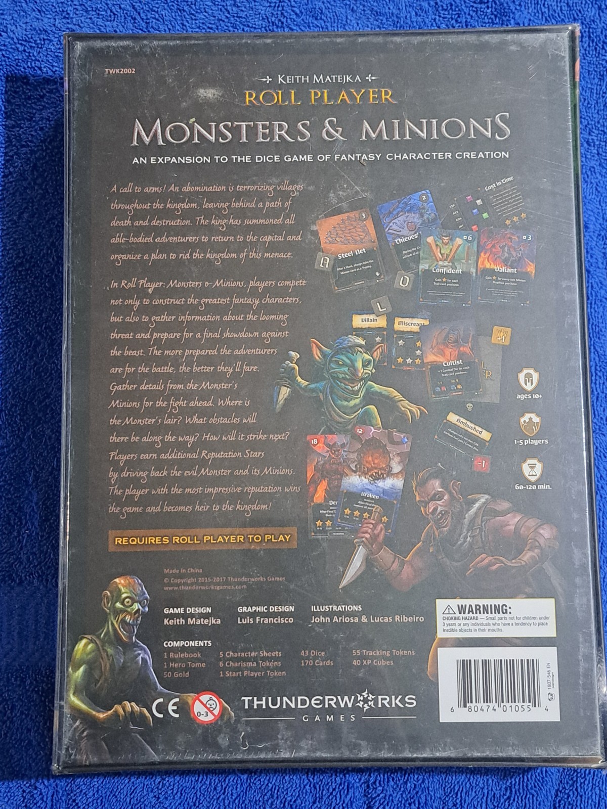 Roll Player Monsters & Minions Expansion Board Game NEW [FACTORY SEALED]