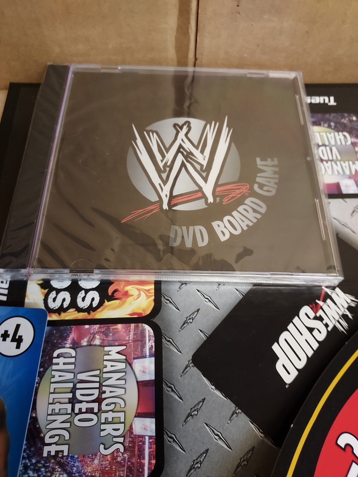 WWE DVD Board Game 23 Raw And 23 SmackDown! Superstars 2005 New open box
