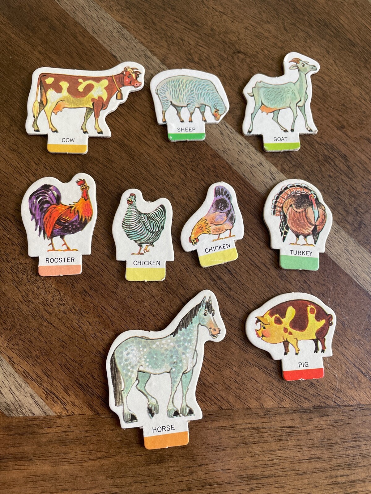 1965 MacDonald’s Farm Game by Selchow & Righter 9 Replacement Animals