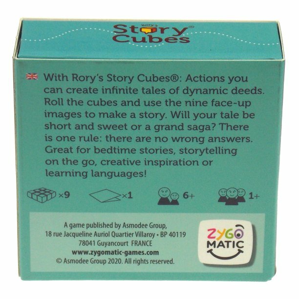 Rory’s Story Cubes Actions Dice Game Asmodee ASM RSC02 Storytelling Fairy Tale