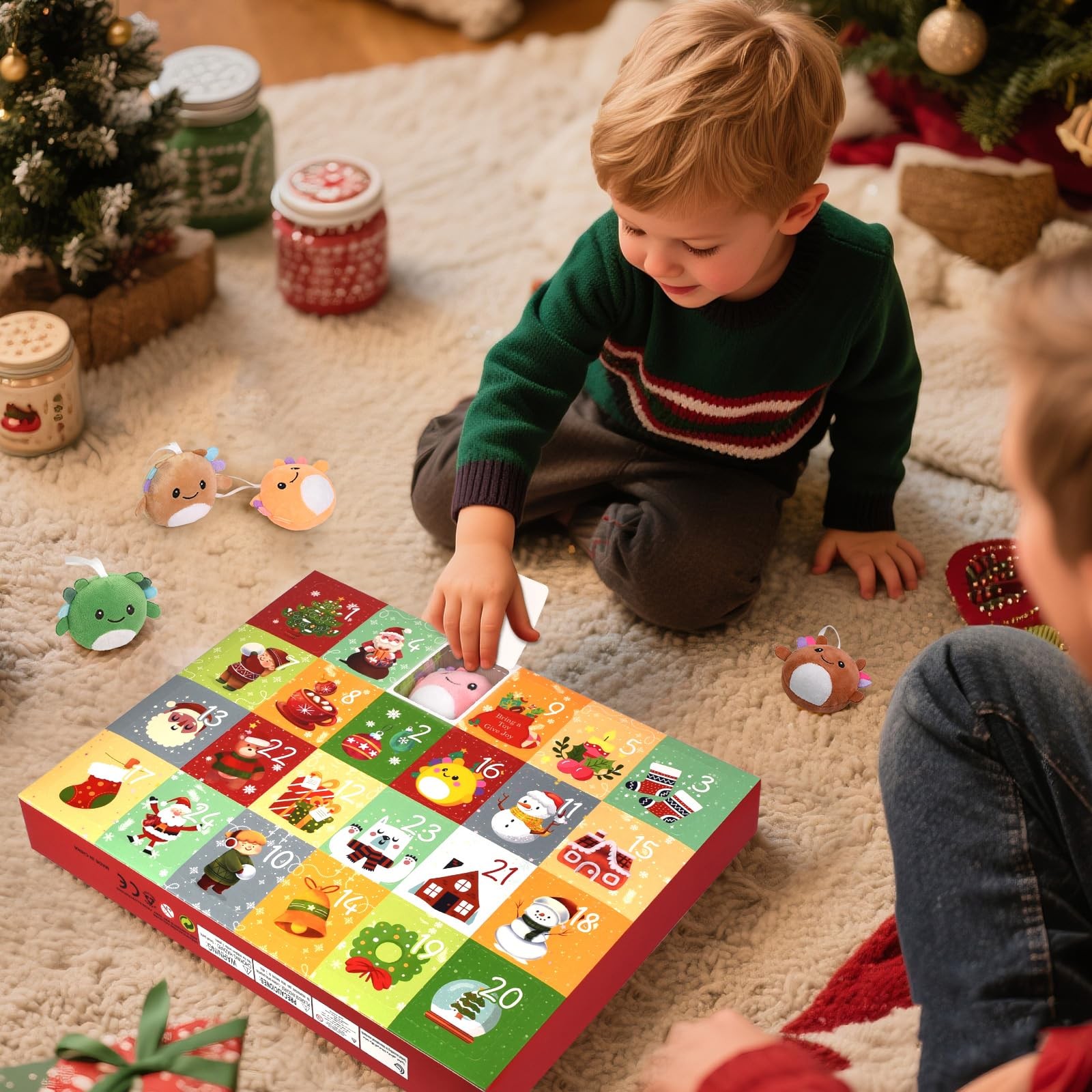 Advent Calendar 2025 – Christmas Countdown Calendars – 24 Days of red