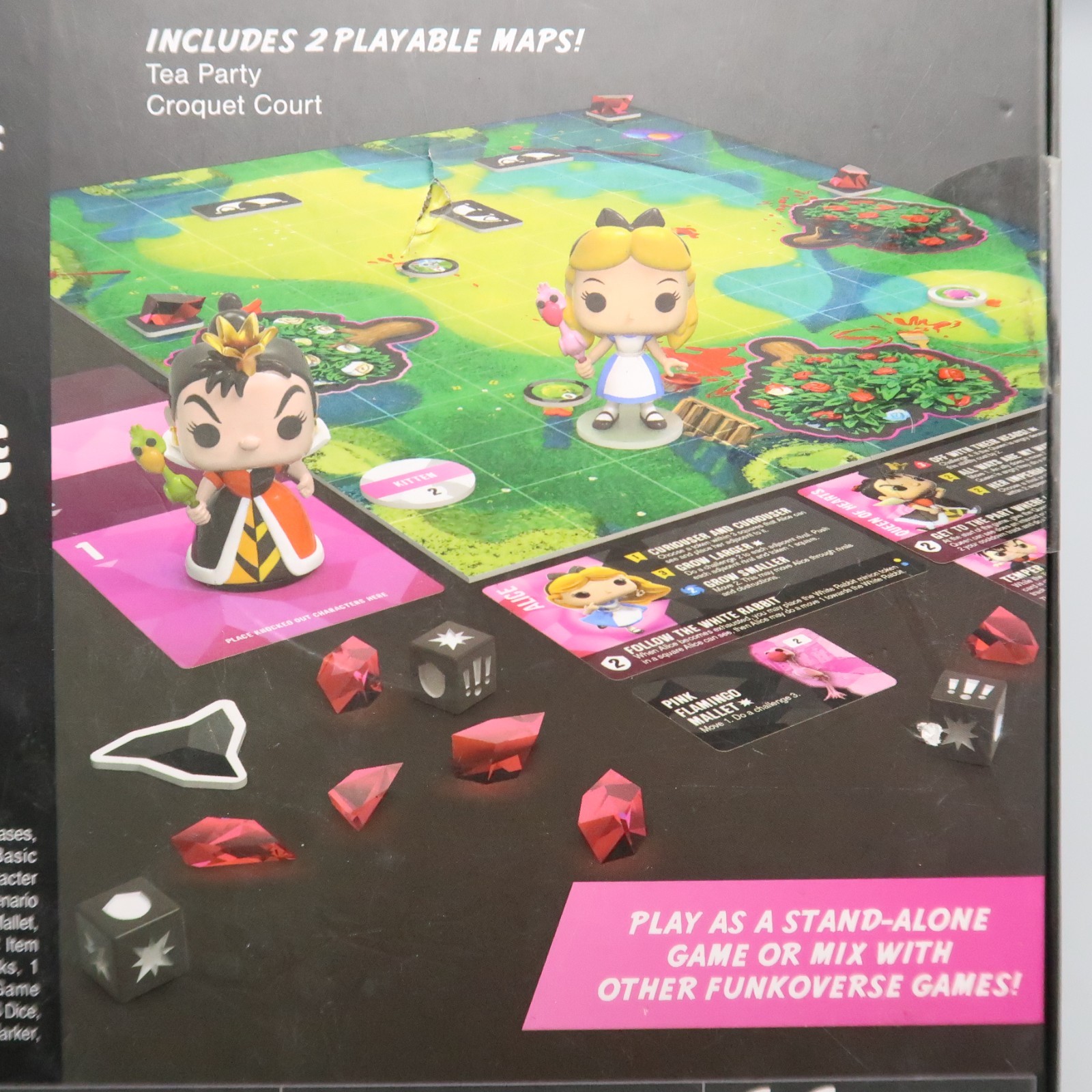 Funko Pop! Funkoverse Strategy Game Alice in Wonderland Board Game w Figures