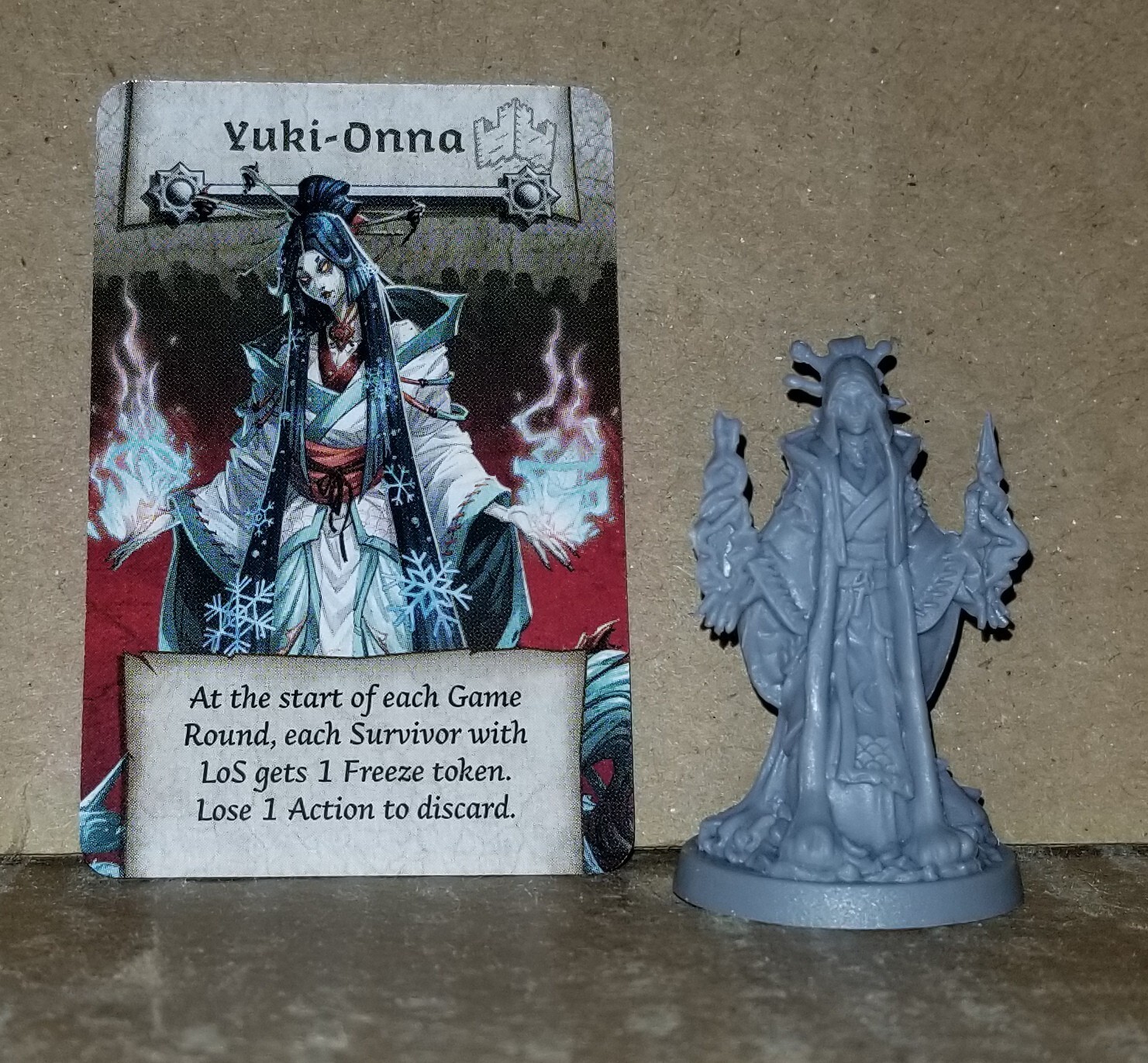Zombicide White Death YUKI-ONNA Necromancer Kickstarter Exclusive Promo