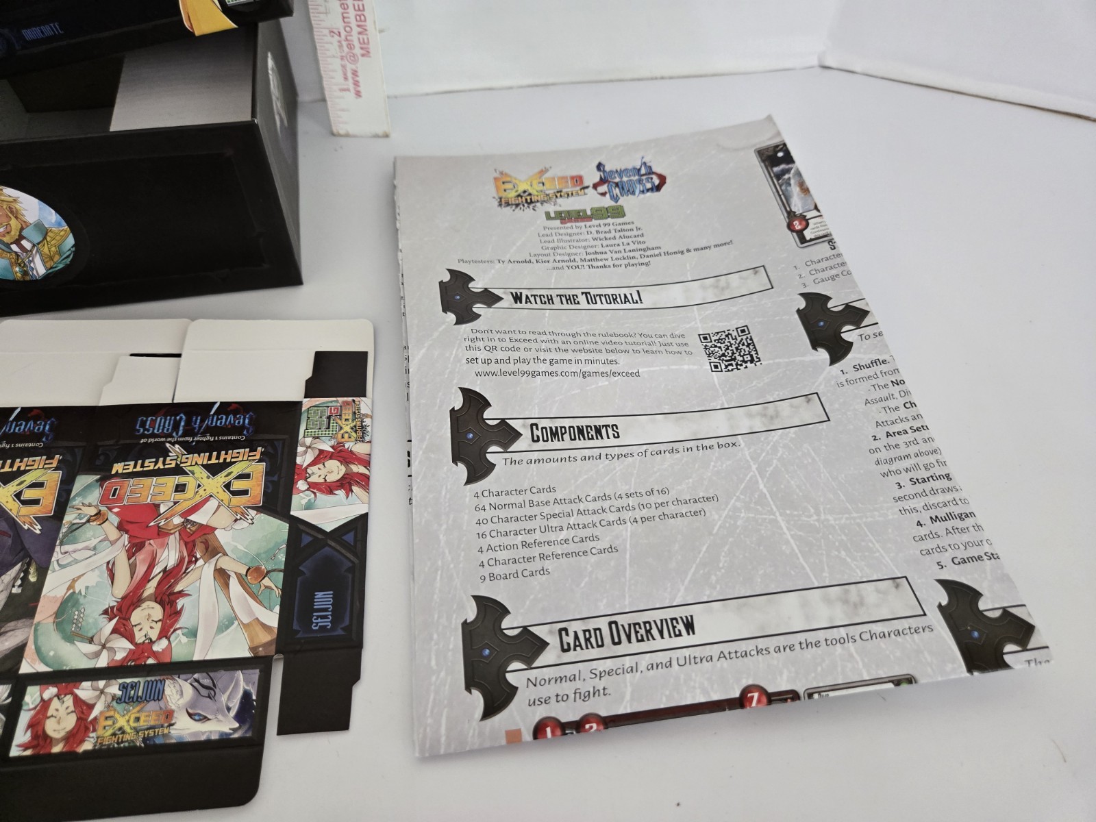 Exceed Fighting System Seventh Cross Guardians V Myths **READ** FREE SHIPPING