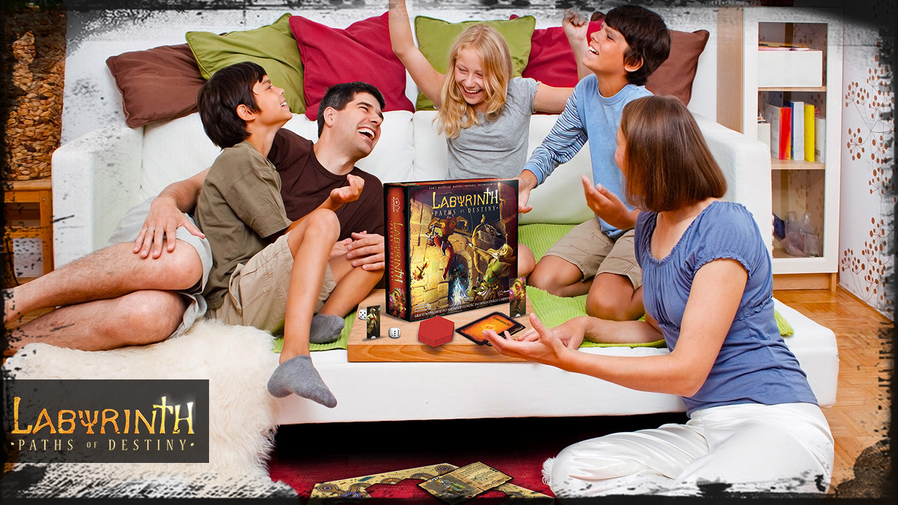 Build Your Own Adventure Fantasy Board Game: Labyrinth Paths of Destiny