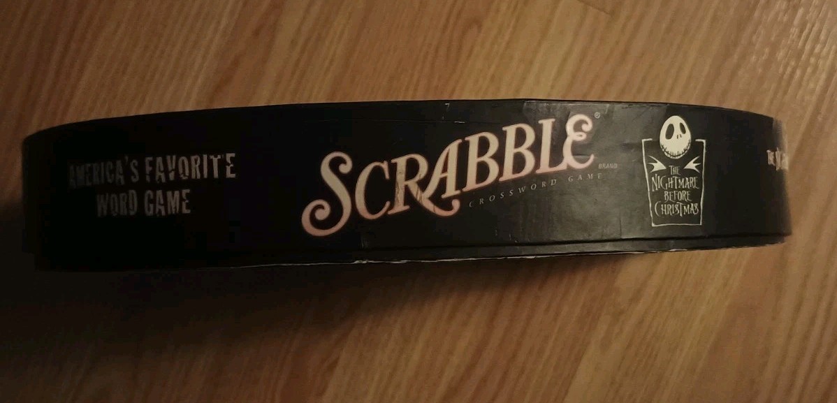 Hasbro Scrabble Tim Burton Nightmare Before Christmas Edition Missin Instruction