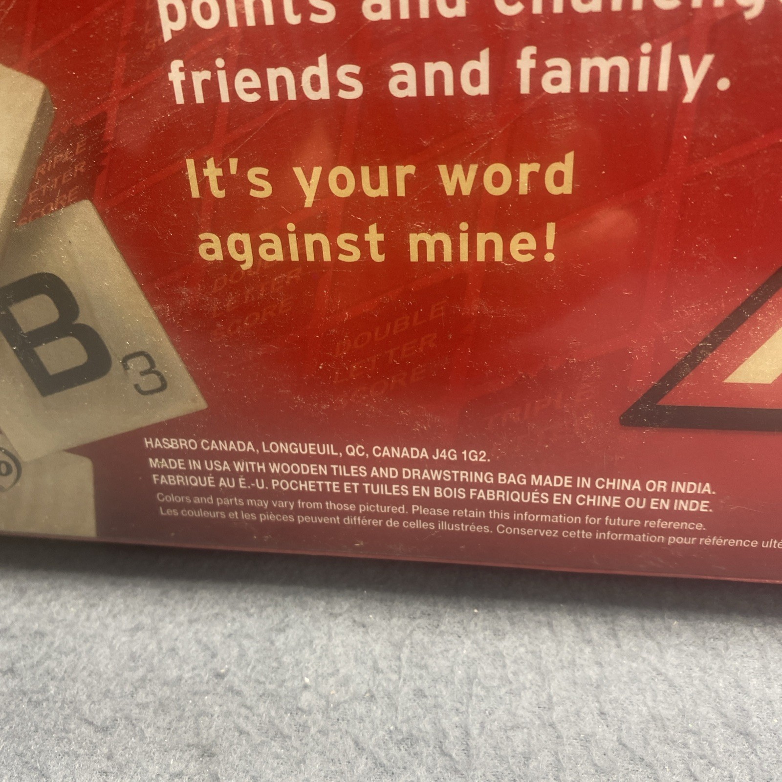 Hasbro Scrabble Game A8166 Made In USA Brand New Sealed Hasbro Gaming Free Ship