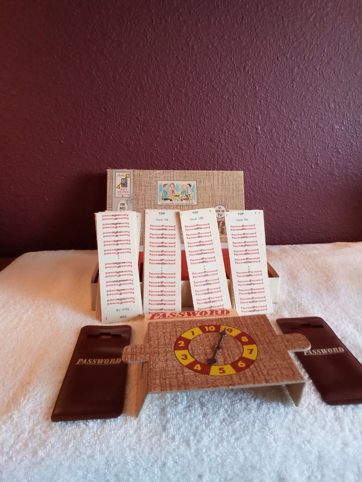 Vintage 1962 Milton Bradley Password Game#4260 Complete Game!