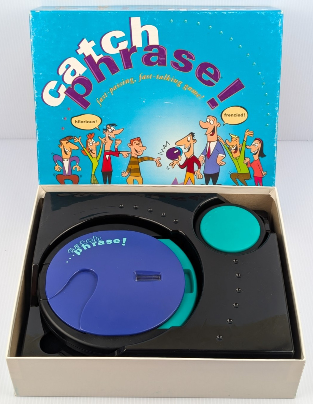 Catch Phrase Board Game 100% COMPLETE Vintage Timer Tested & Works