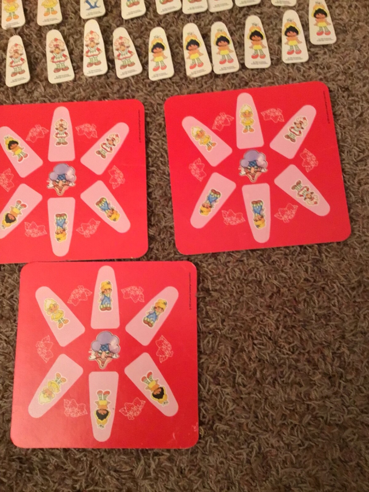 Vintage 1981 Parker Brothers Strawberry Shortcake Board Game Near Complete