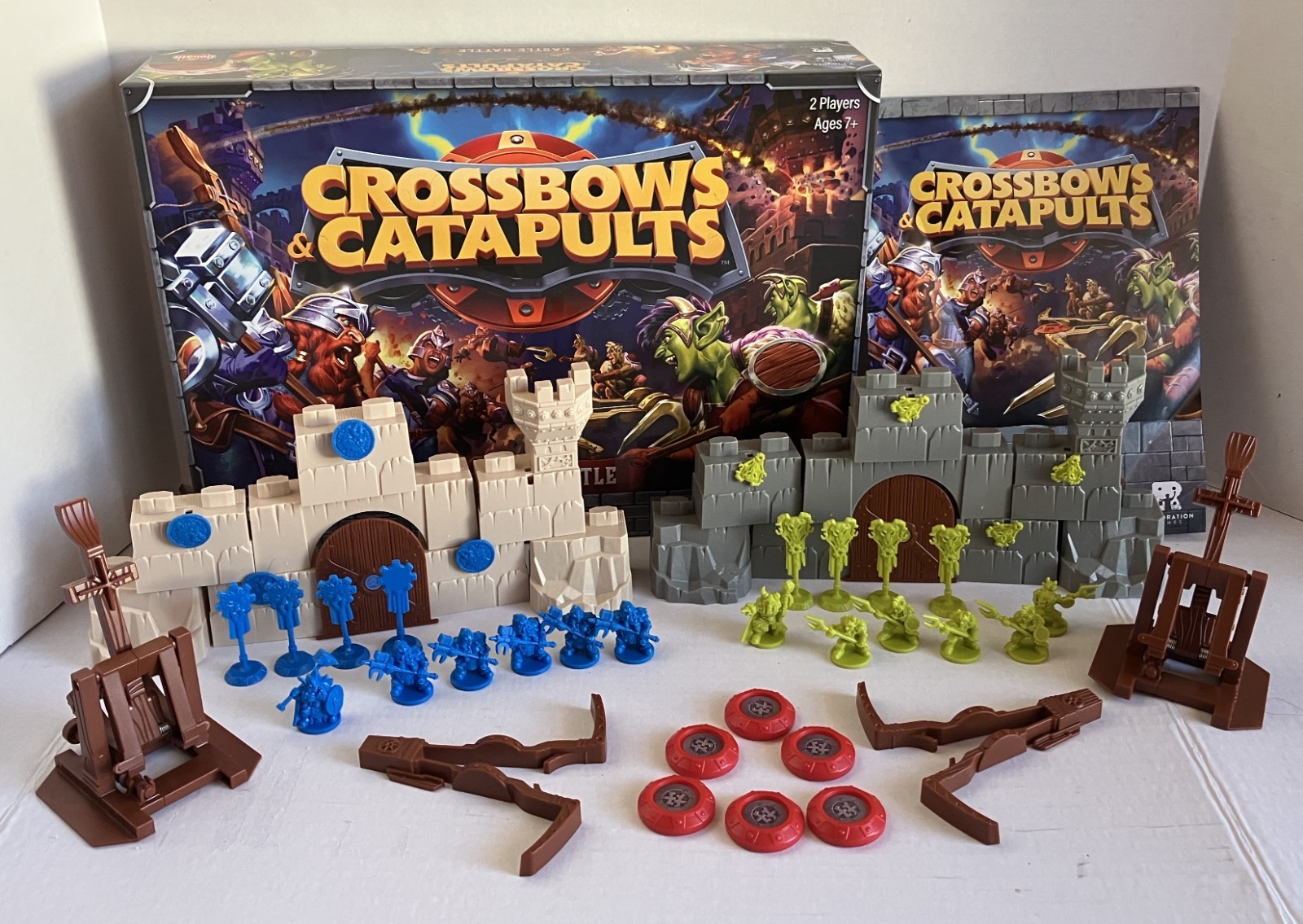 Crossbows & Catapults Castle Battle Game Goliath & Restoration Games Complete