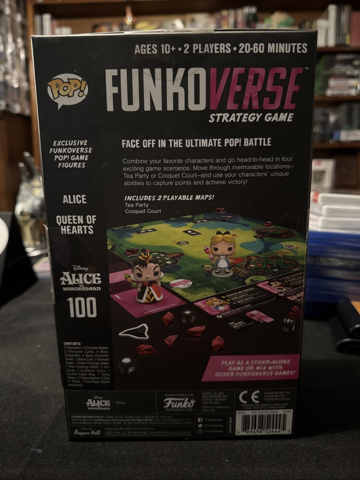 Funko Pop! Funkoverse Strategy Game Disney Alice In Wonderland Chase Edition