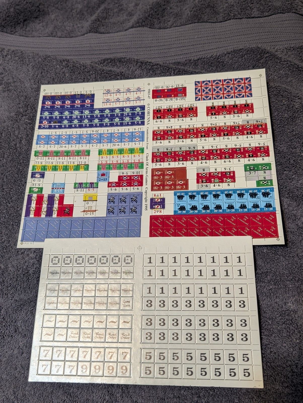 Wargame La Bataille de Corunna-Espagnol Box VG/EX