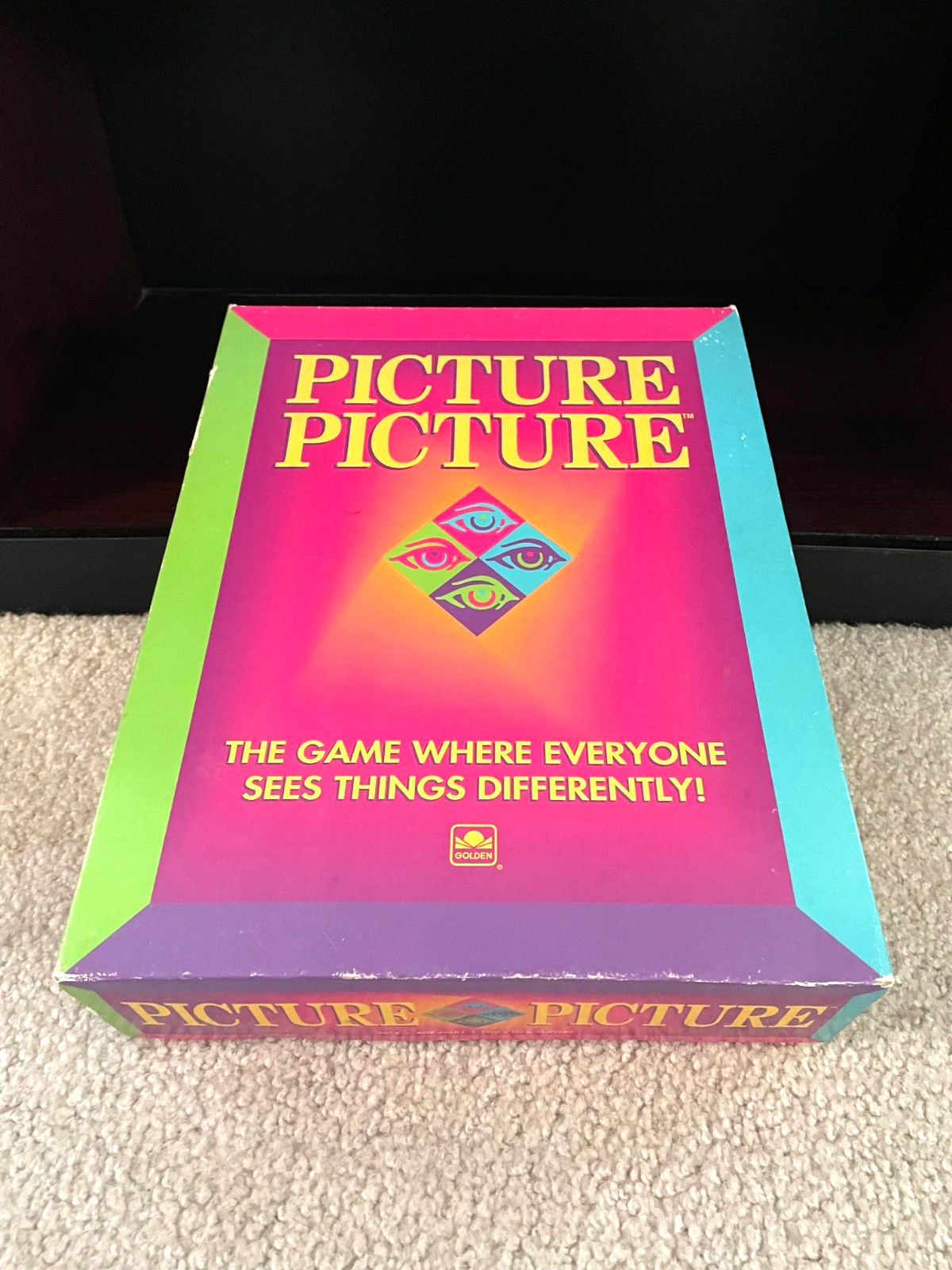 Picture Picture Board Game by Golden from 1992 Complete and Excellent Condition!