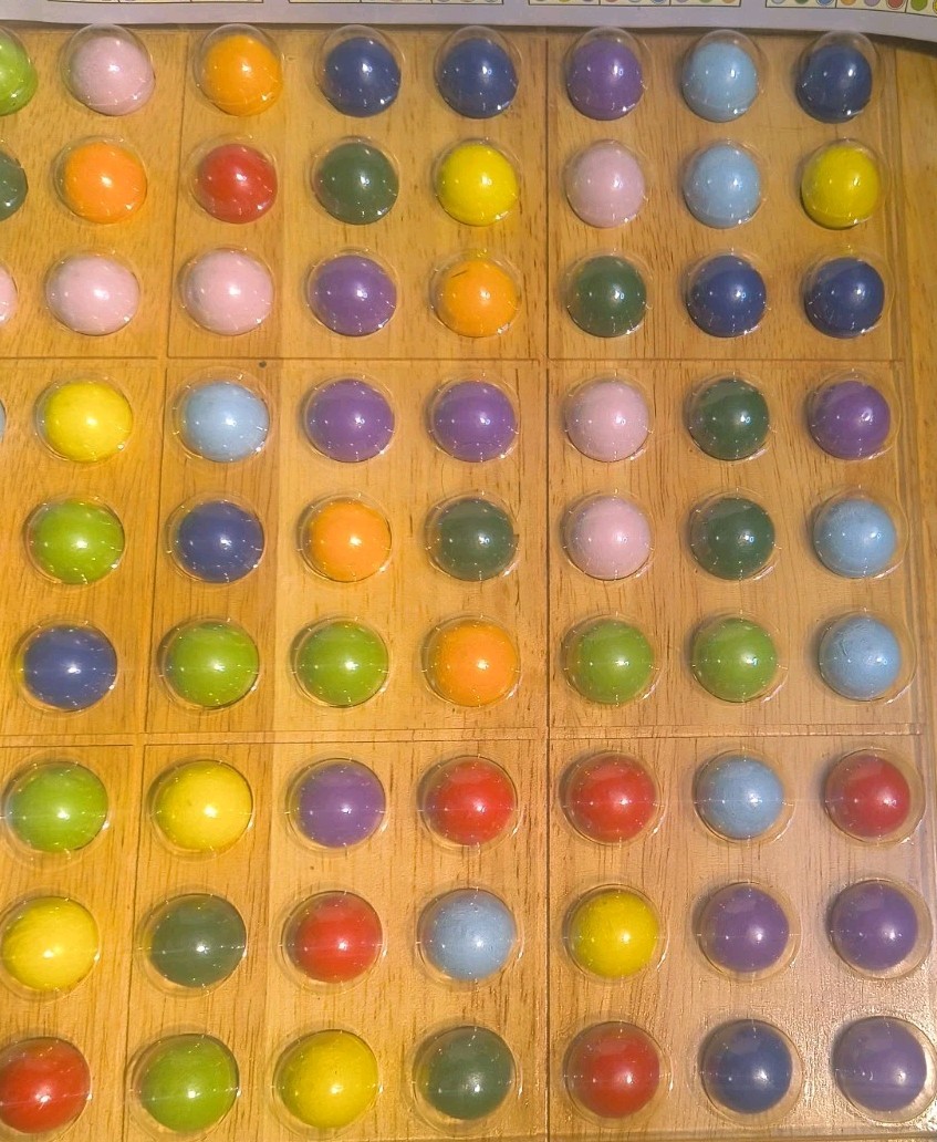 ColorKu Game The Color Sudoku Puzzle COMPLETE Solid Wood w/ Pieces SHIPS FREE