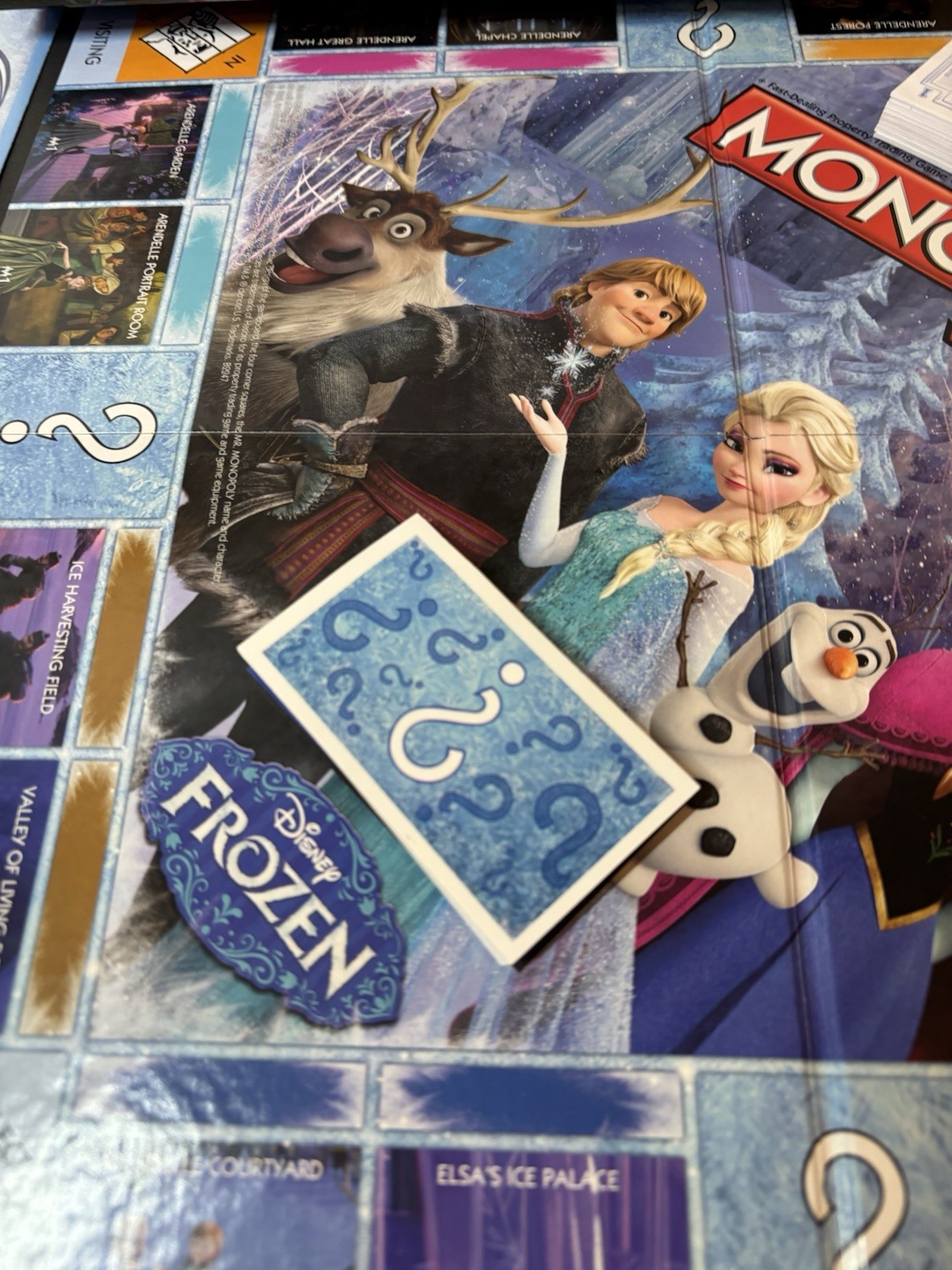 Monopoly Junior Disney Frozen COMPLETE Hasbro Gaming 2014 Anna Elsa Olaf