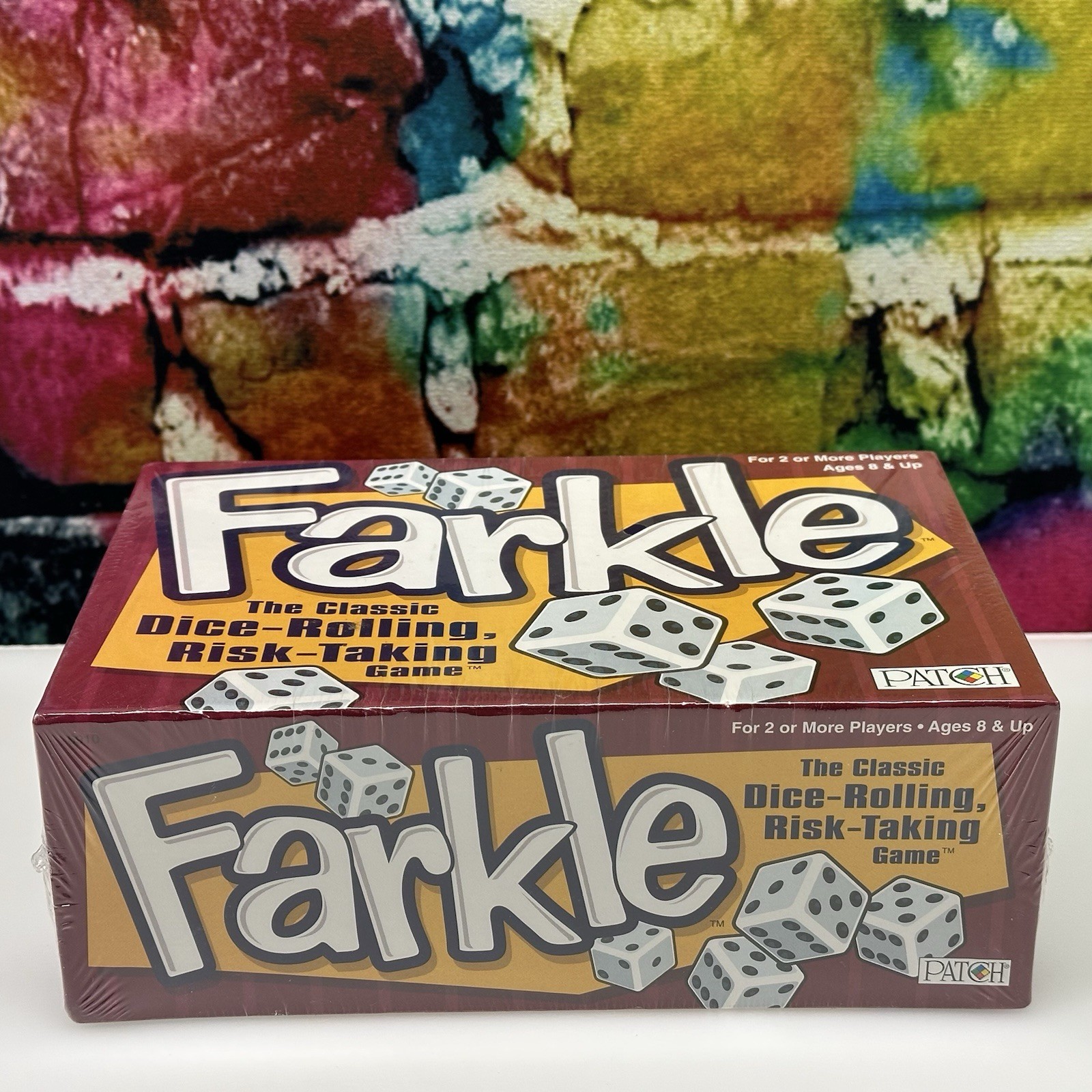 FARKLE Classic Dice Rolling Risk Taking Game Patch Products Ages 8+ Sealed NEW!