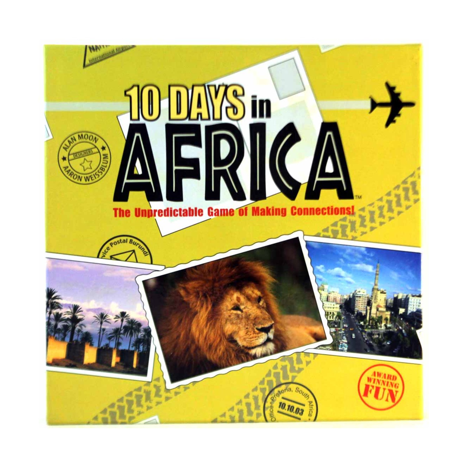 Out of the Box Boardgame 10 Days in Africa (1st Ed) Box VG+/NM