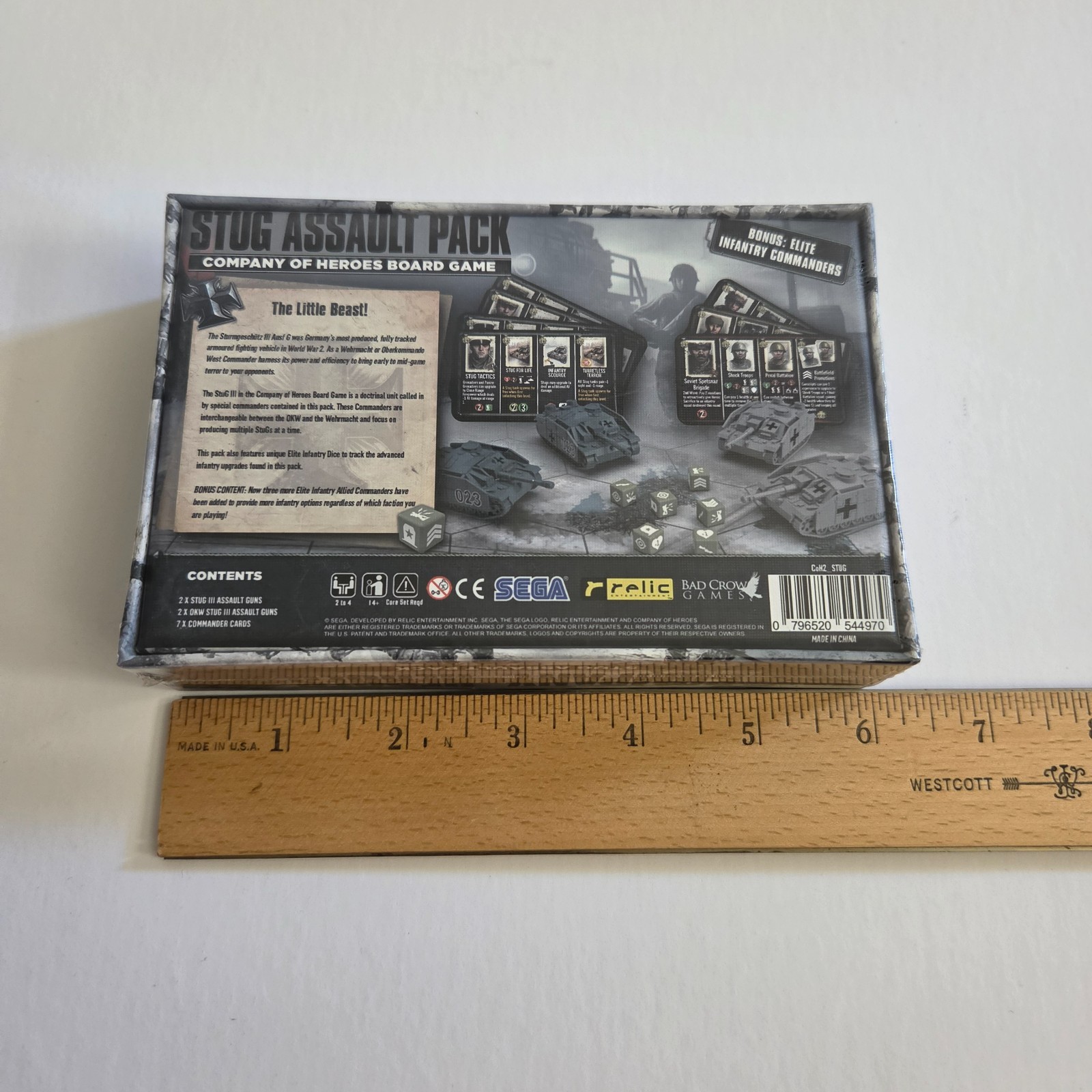 Company of Heroes 2nd Edition Board Game Stug Assault Pack (New and Sealed) NIB
