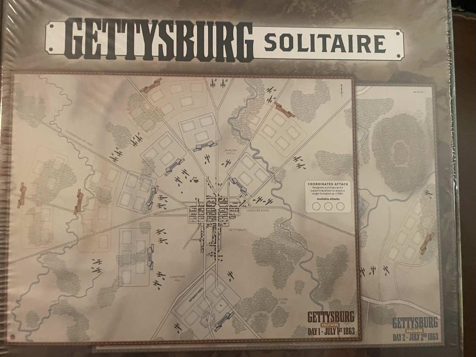 Gettysburg Solitaire Boxed Version 2025 Worthington Games Brand New Factory Seal
