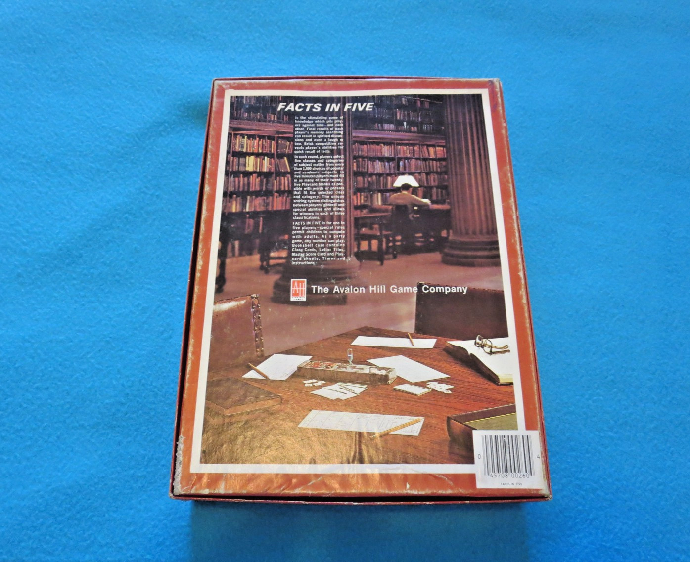 Facts in Five Bookshelf Game The Game of Knowledge Complete