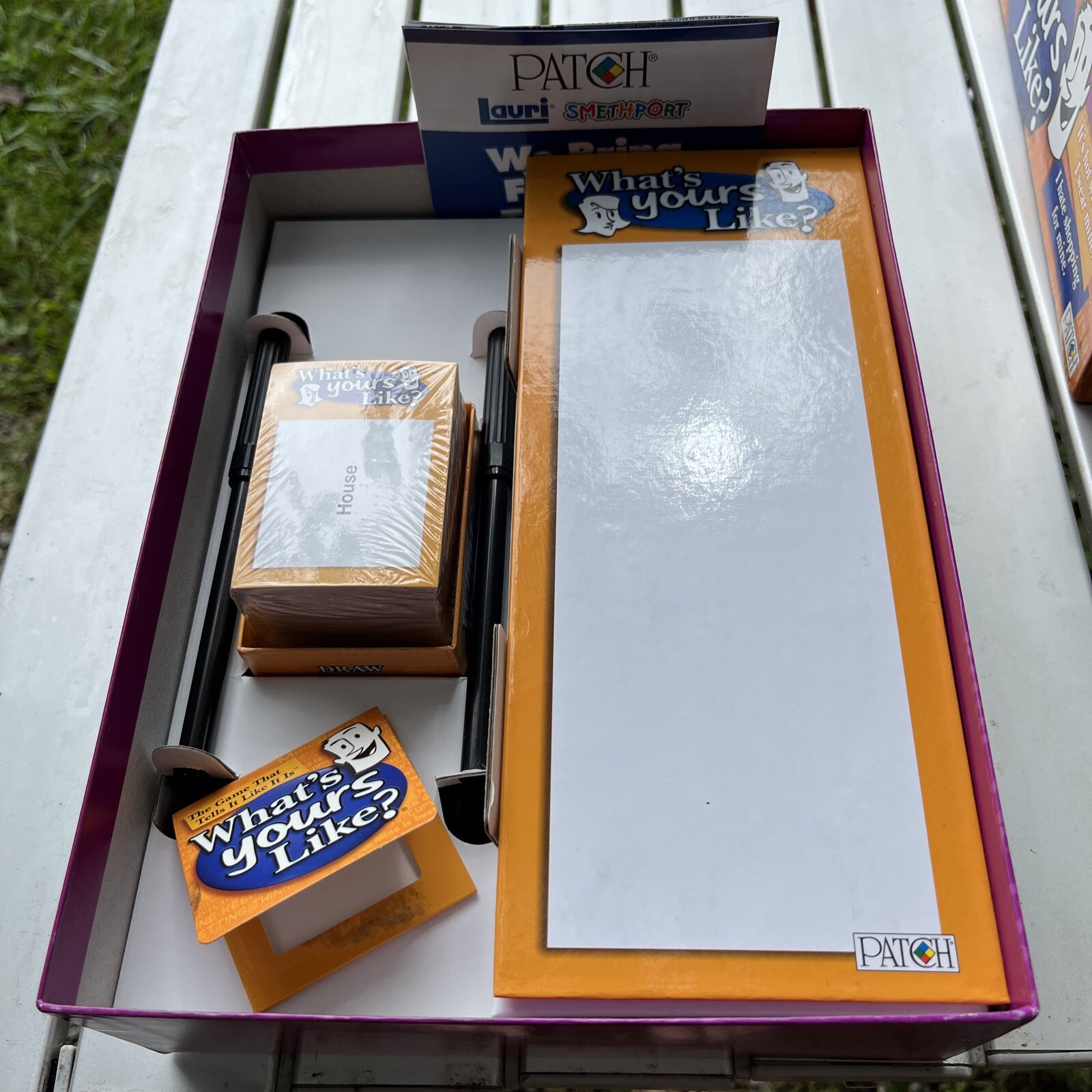 What’s Yours Like? Family Party Board Game Patch Brand. Open Box.