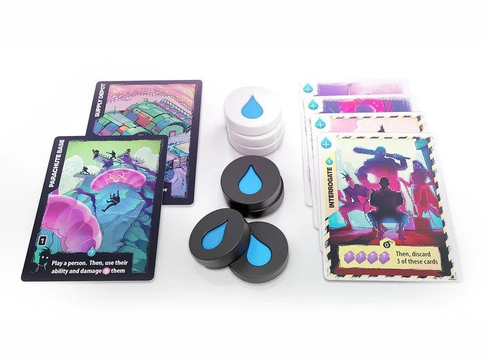 Radlands – Acrylic Water Tokens Set