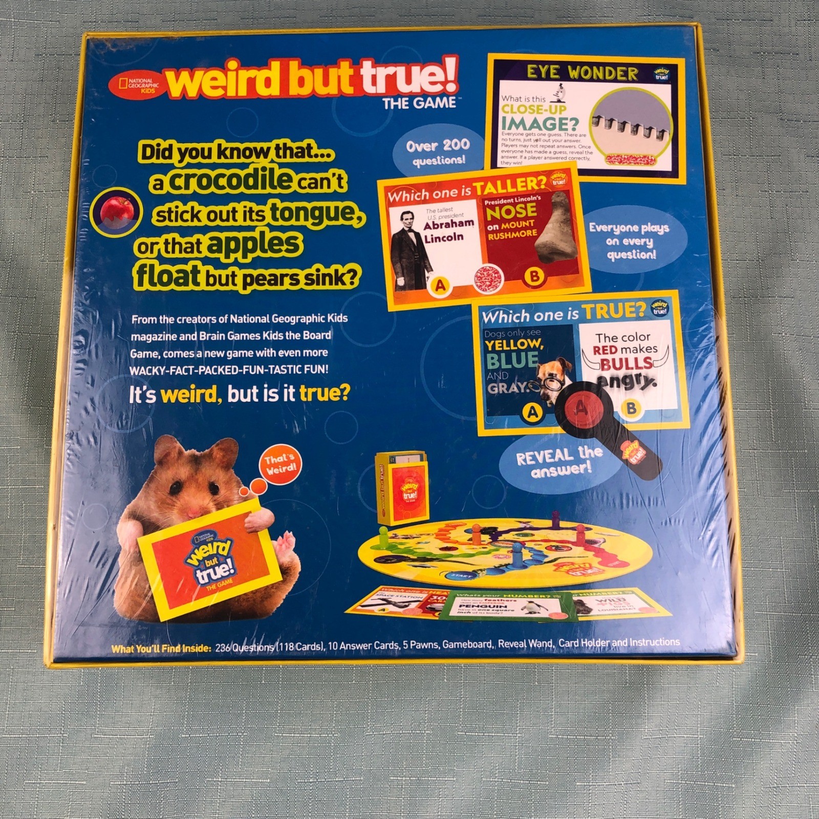 Weird But True Board Game By National Geographic Kids NEW Sealed