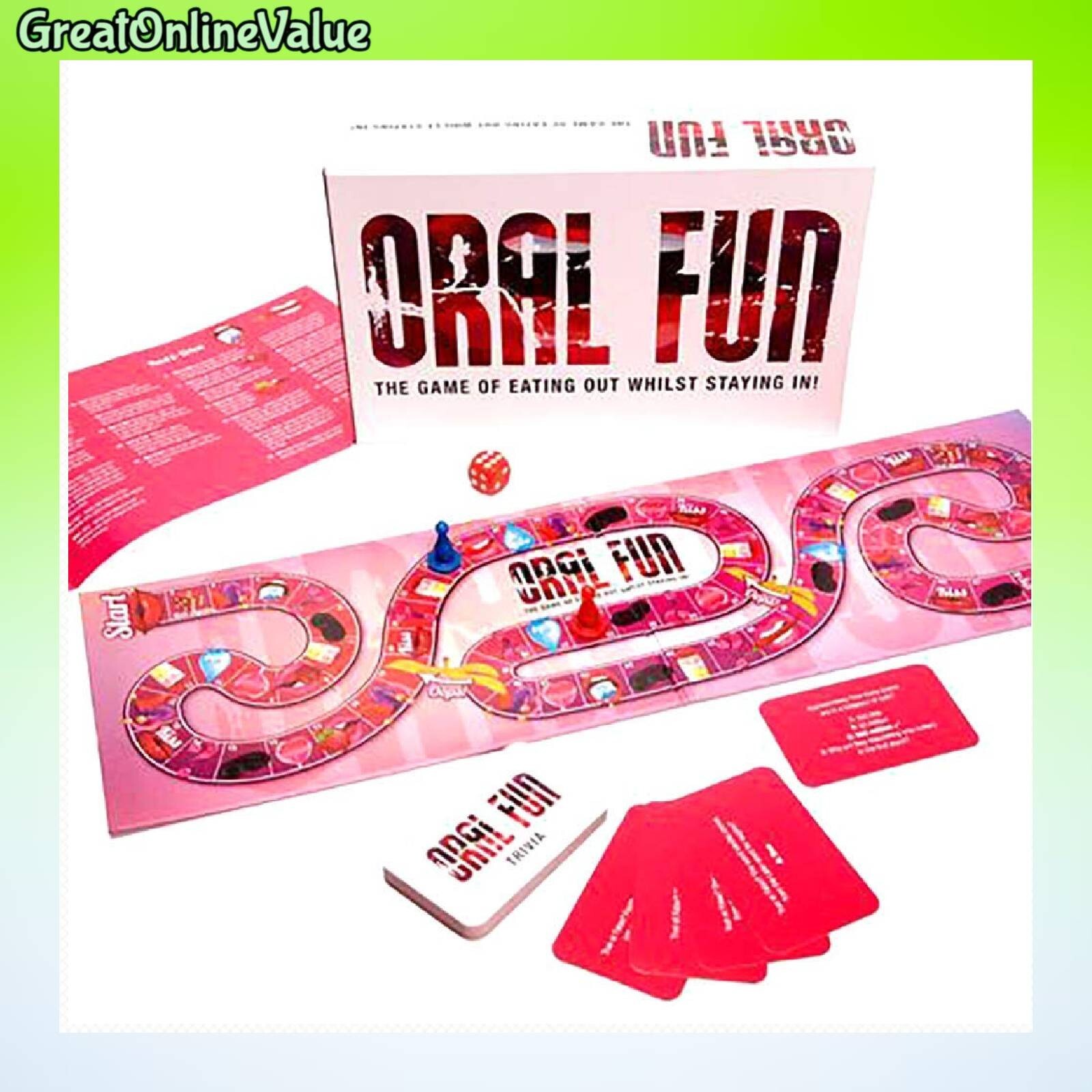 ORAL FUN Couples Sex Board Game Kinky Fantasy Romance Adult Gift NEW
