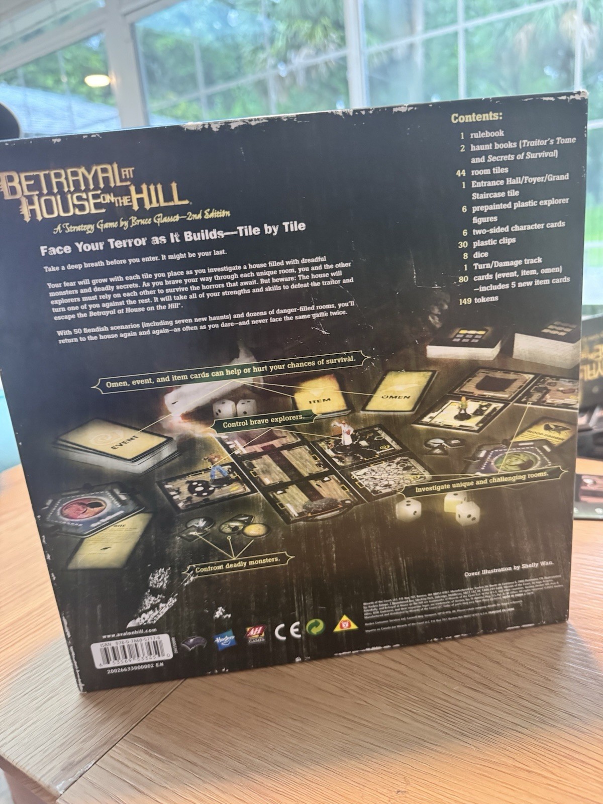 Avalon Hill Betrayal at House on the Hill 2nd Ed Horror Complete 3+ 12+