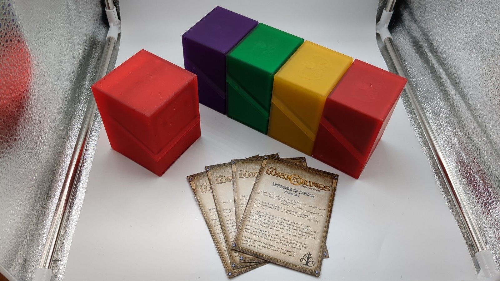 LOTR The Lord of the Rings The Card Game LCG FFG All Four Starter Decks Complete