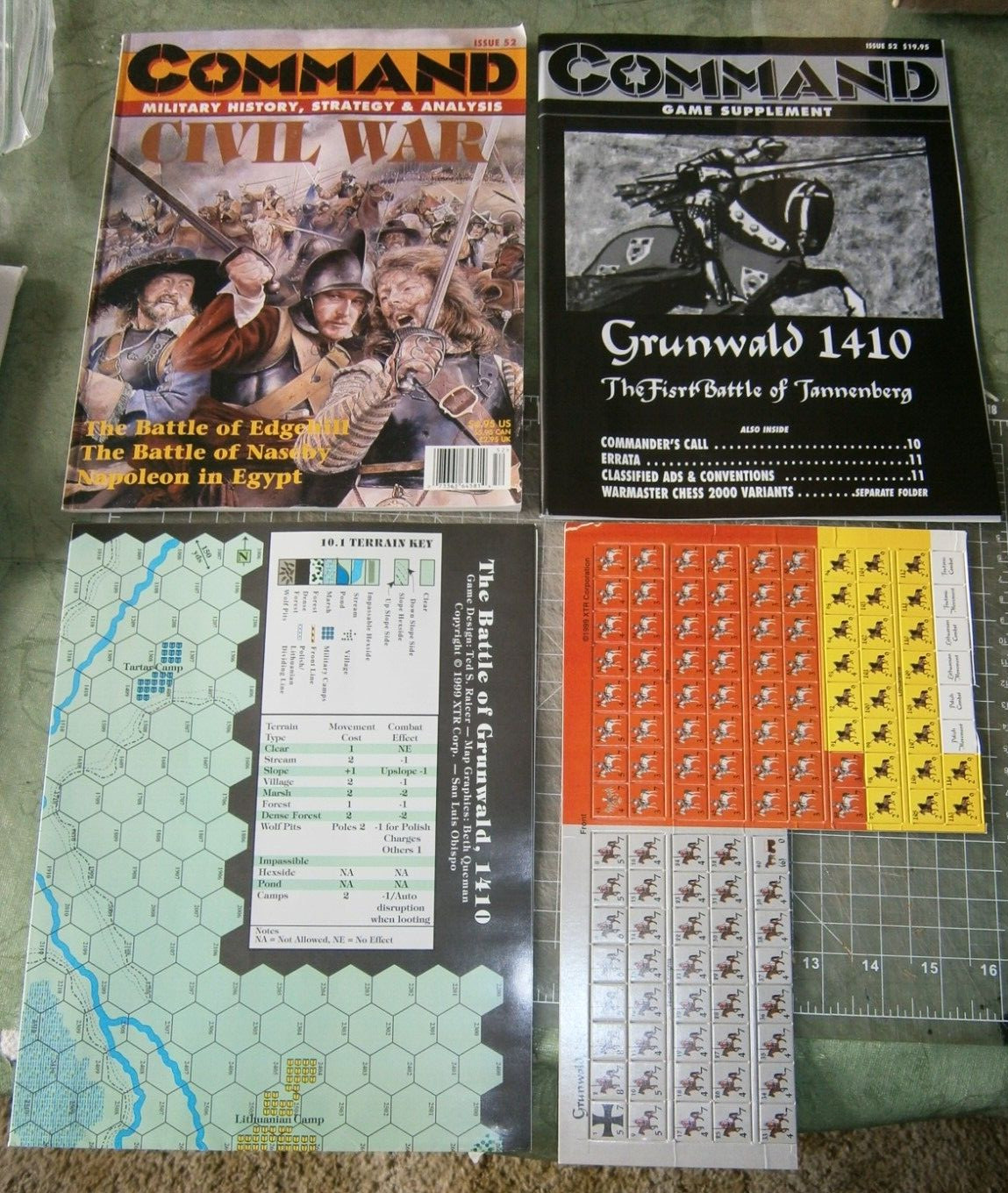 XTR Command Magazine no.52 w/Grunwald 1410 **Unpunched**