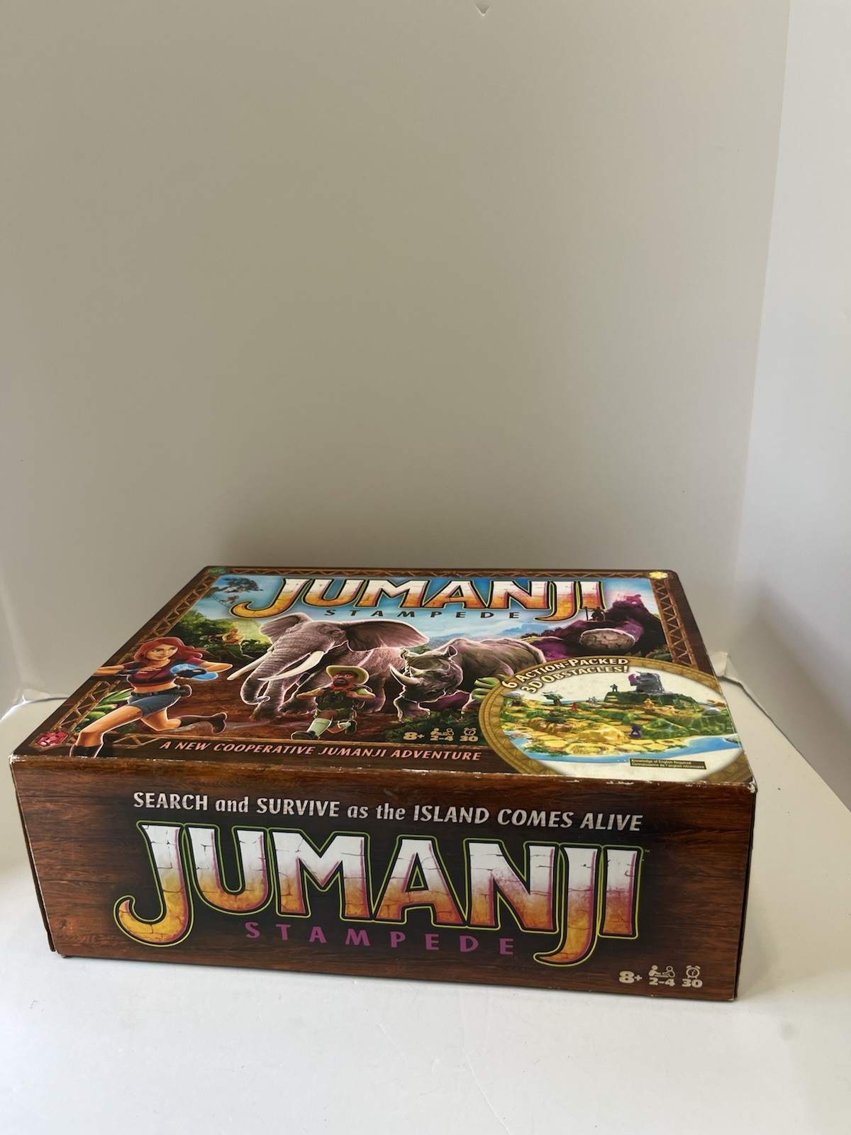 Jumanji Stampede Cooperative Board Game, 3D Adventure Game, Family Game NEW