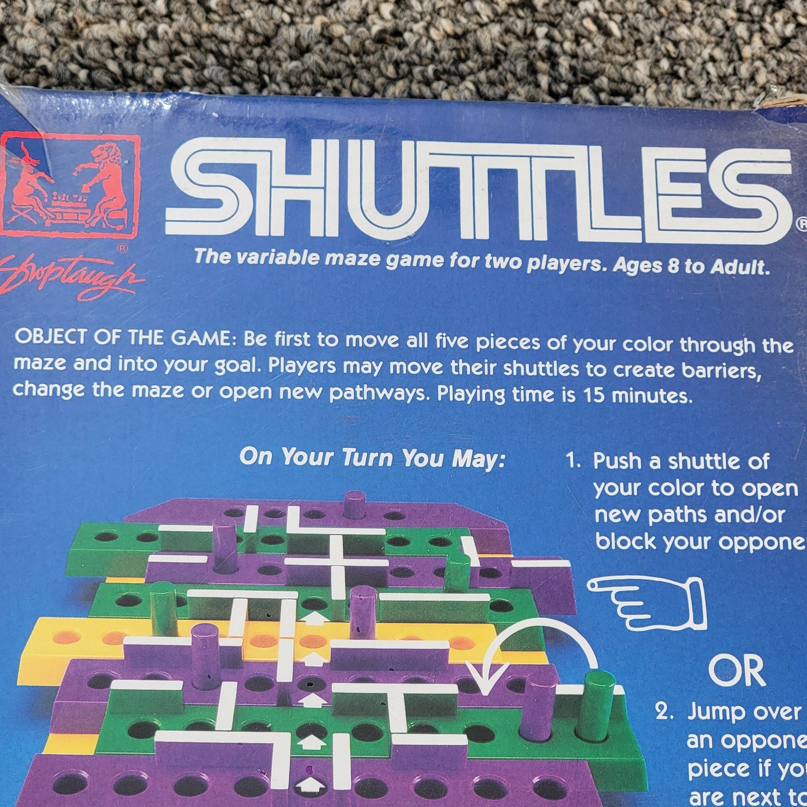 Shuttles Variable Maze Game Shoptaugh No. 1776 Strategy Puzzle 1996 – New Sealed
