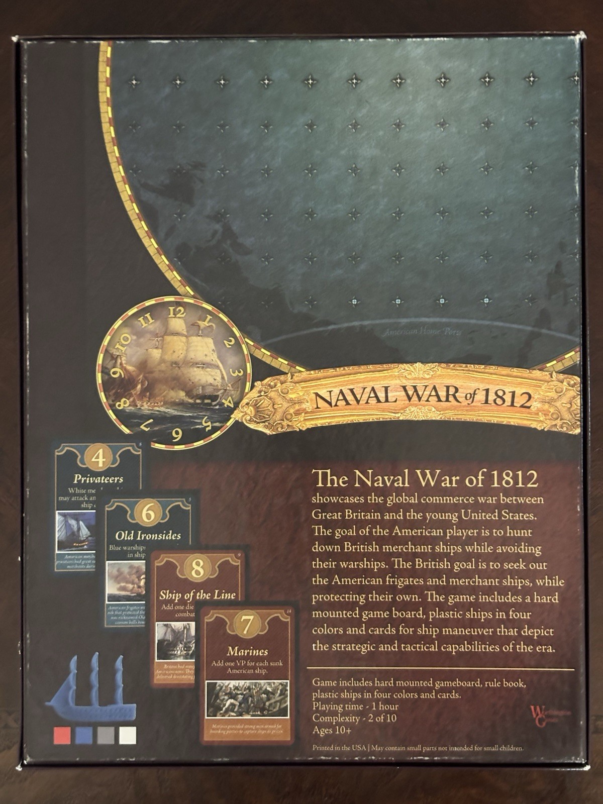 The Naval War of 1812 200th Anniversary Limited Edition Board Game Worthington