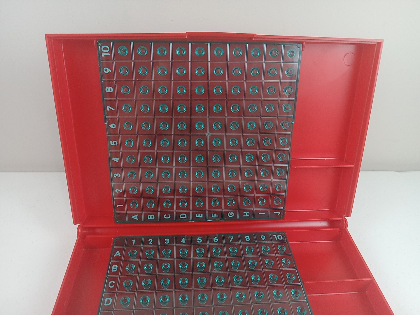 1971 Battleship Game Milton Bradley Replacement Parts Red Case Tray VTG T3#133