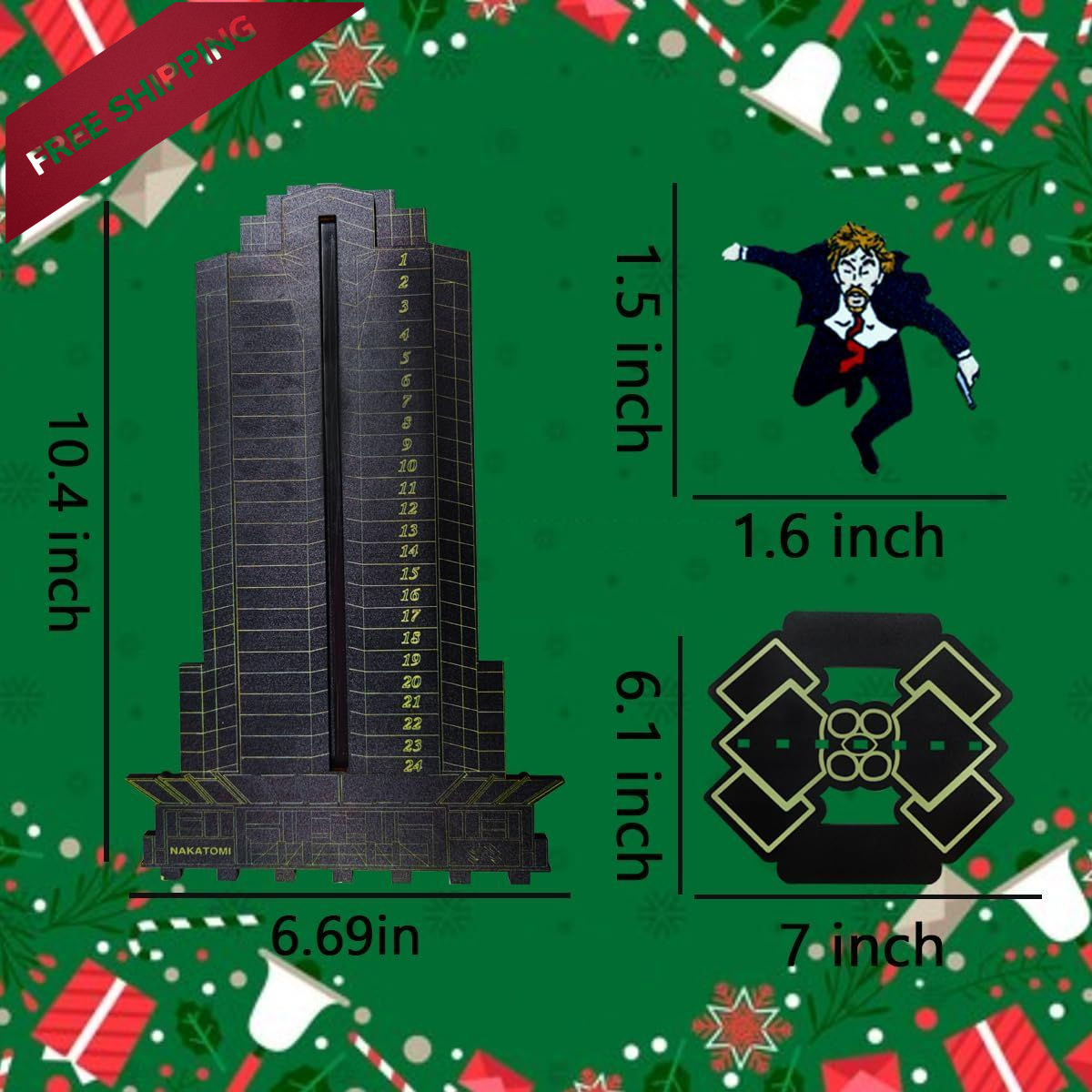Die Hard Advent Calendar,2026Christmas Black Calendar
