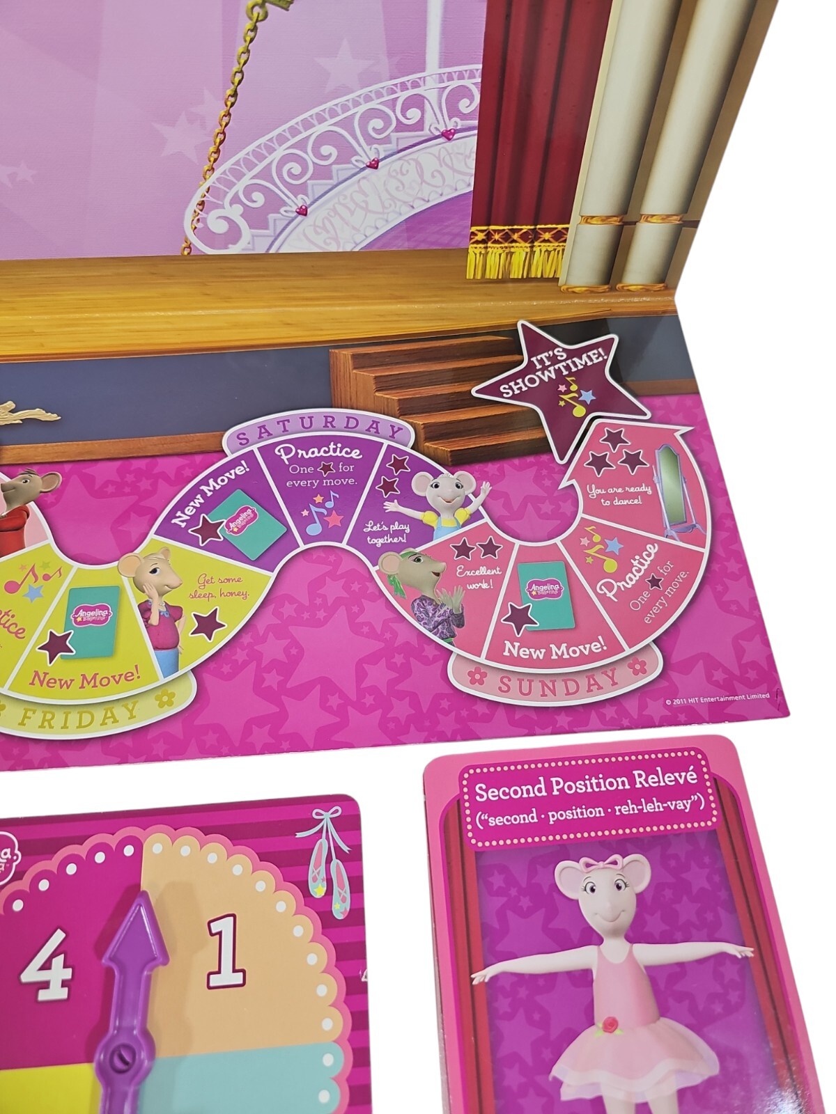Angelina Ballerina Dance with Me Ballet Game W/ Bonus Cd Age 3+ Practice Routine