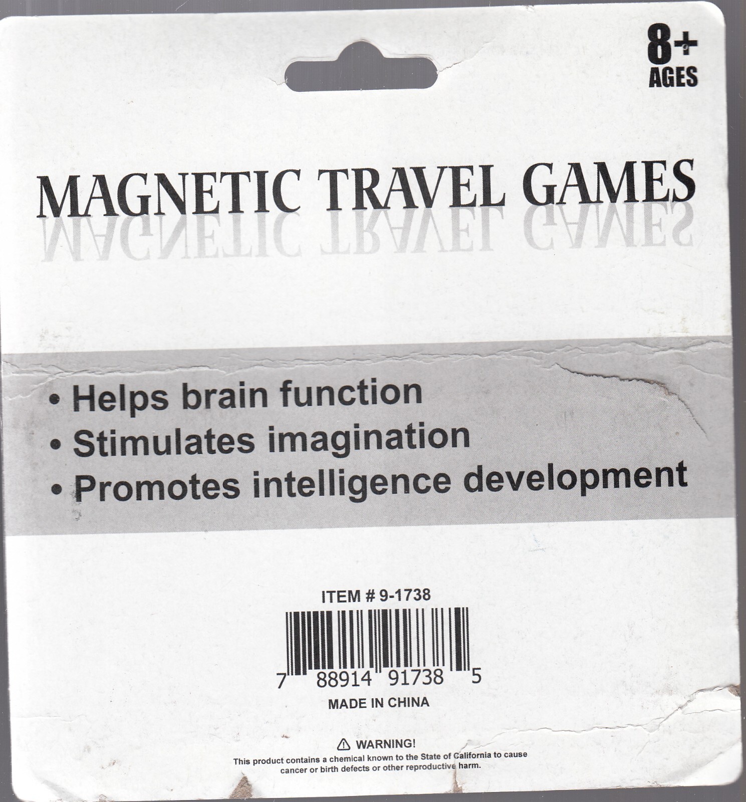 LUDO MAGNETIC FOLDING BOARD TRAVEL GAME ITEM #9-1738 “MFG. SEALED”