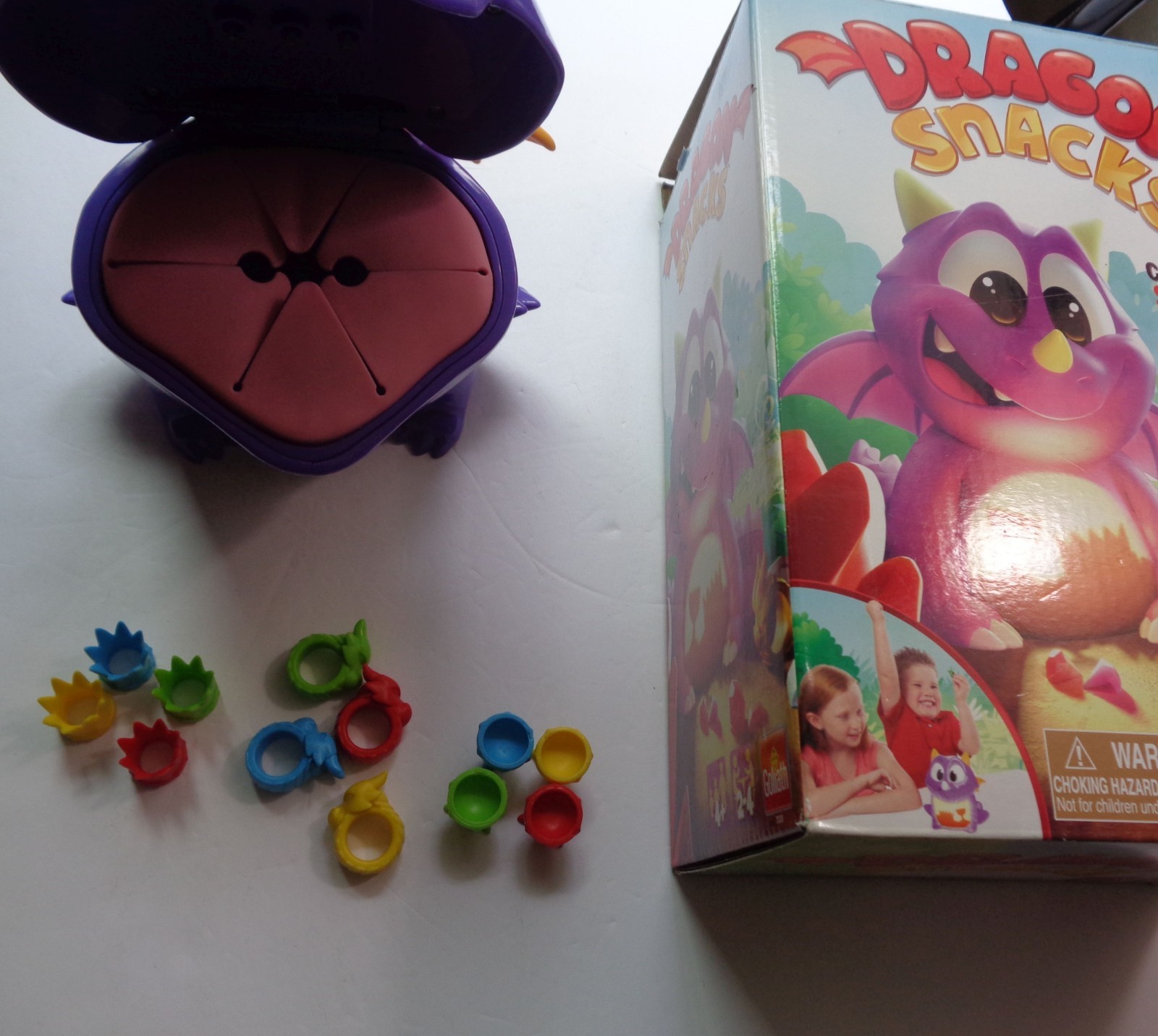 Dragon Snacks Game by Goliath (2-4 Players, Ages 4+) *Complete & Working*