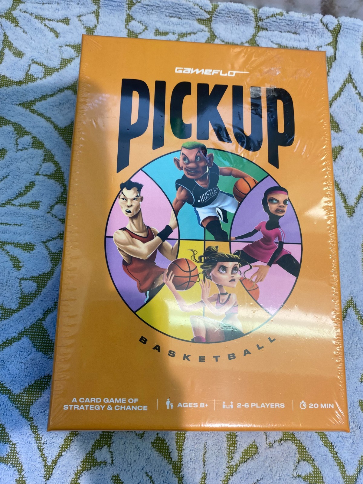 Gameflo Pickup Basketball Card Game Of Strategy Ages 8+ 2 – 6 Players NIP Sealed