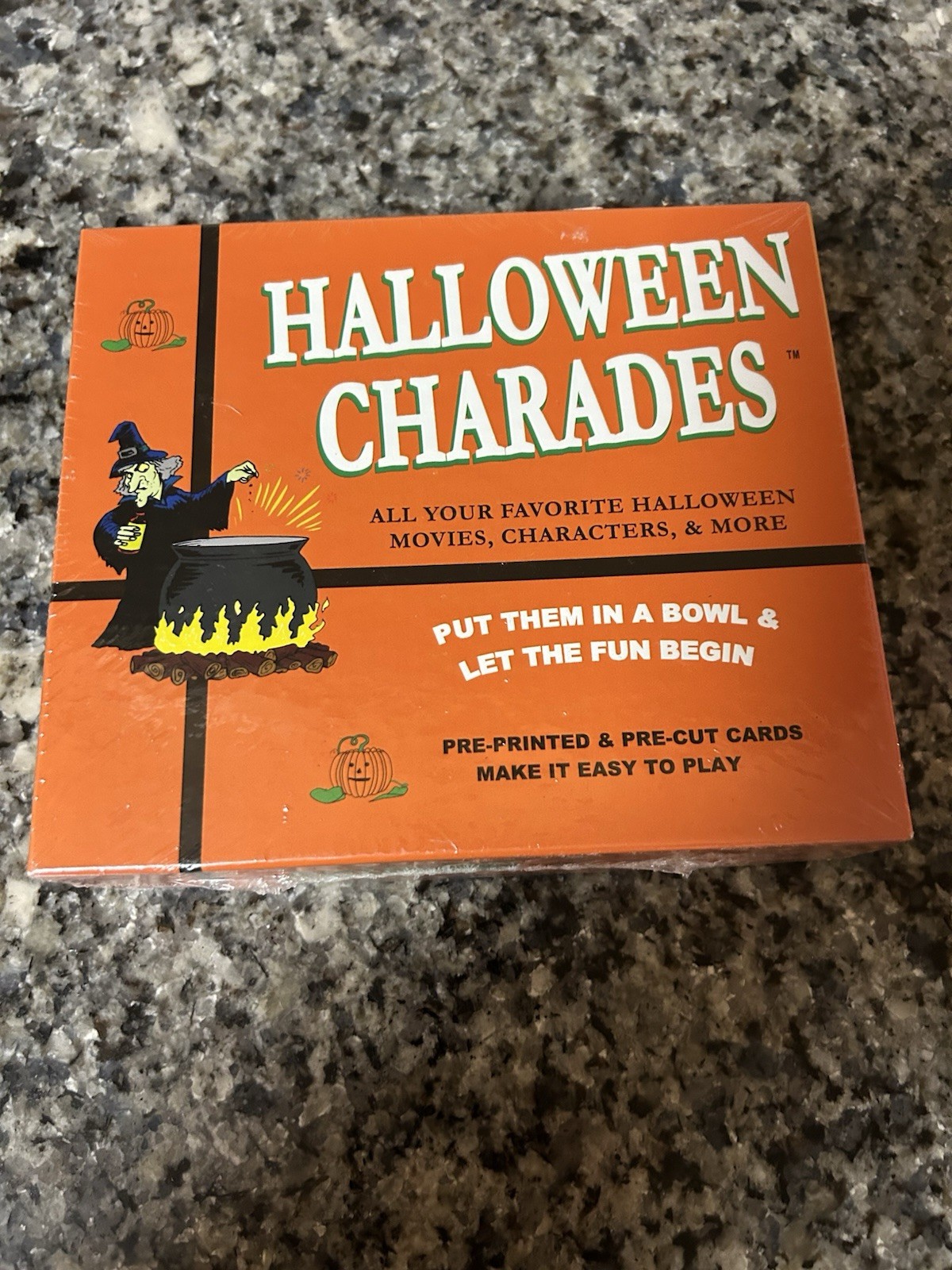 Halloween Charades Game NEW