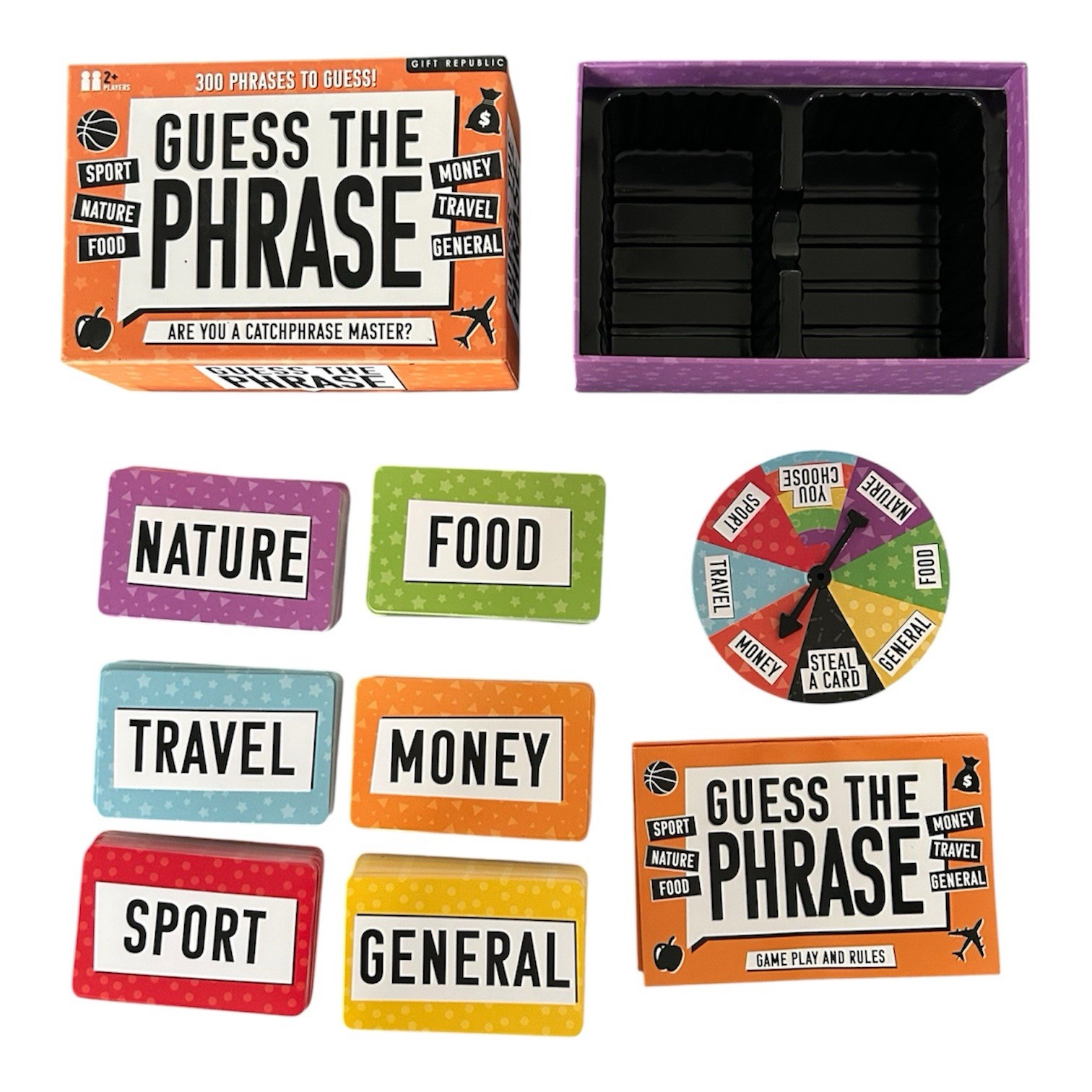 Gift Republic Guess The Phrase Board Game Complete 300 Phrases Family Party Game